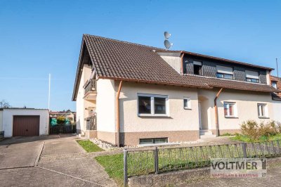 SOFORT FREI - gepflegtes Zweifamilienhaus mit Garten & Garage in Kleinblittersdorf-Sitterswald!