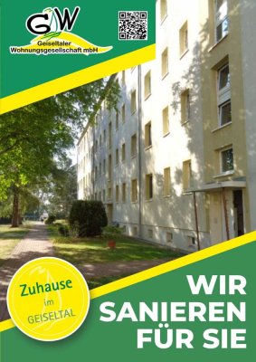 Erstbezug nach Sanierung! Schicke 3-Raumwohnung mit Balkon im Geiseltal