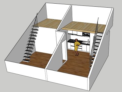 Nachmieter gesucht für eine stilvolle 2-Zimmer-Galerie-Dachwohnung im Zentrum von Weilheim (Hofstraße), verfügbar ab dem 15.12.2024!