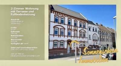 Kleine 2-Zimmer Wohnung mit Terrasse, Küche zu vermieten