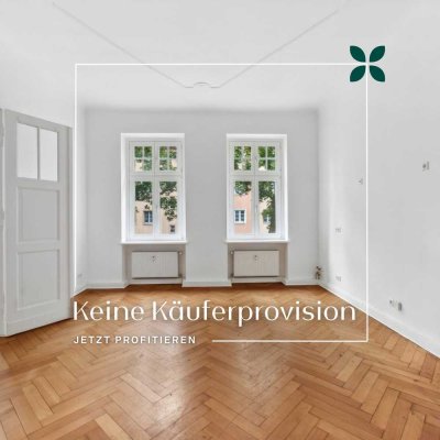 Frisch renovierte 4-Zimmer-Altbauwohnung mit Loggia ohne Käuferprovision in Schmargendorf!