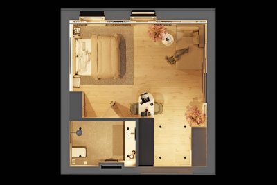Gut durchdachte 1-Zimmer-Wohnung in moderner Wohnanlage