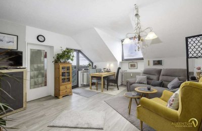 SOFORT FREI: Appartement in hervorragender Lage, mit Dachterrasse und Stellplatz zu verkaufen