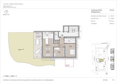 Komfortable 3 Zimmer-ETW mit Gartenanteil