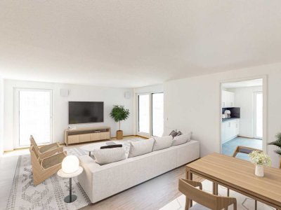 Neu und einzigartig! 3-Zimmer-Wohnung mit 112m²und zwei Dachterrassen