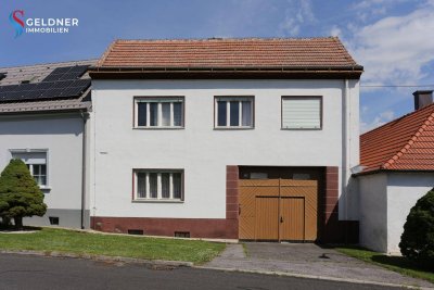 Burgenländisches Bauernhaus mit vielfältigen Nebengebäuden, großer Scheune, ruhige Lage