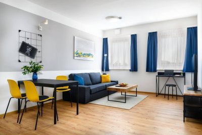 ALL-INCLUSIVE-Miete, vollmöbliertes Apartment COMFORT XL mit Klima