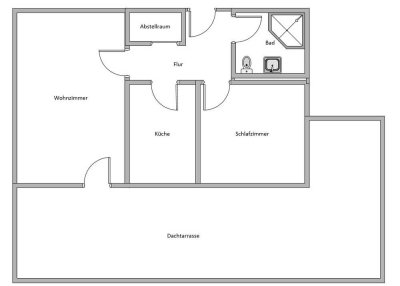 Geräumige 2-Zimmer-Wohnung in 78052, Villingen-Schwenningen