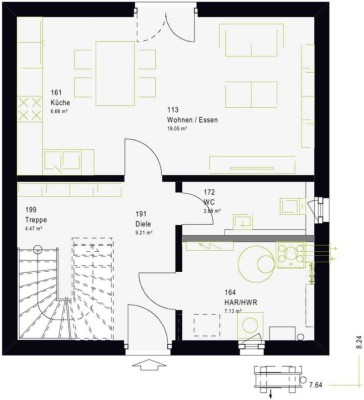 Kleines Haus mit Förderungsmöglichkeit