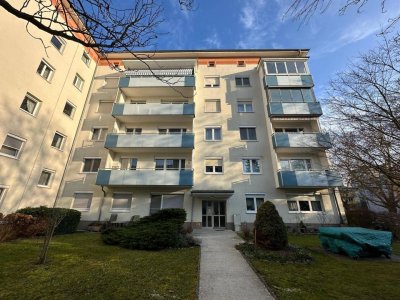 LINZ / URFAHR (Dornach): Perfekt gelegene Eigentumswohnung mit ca. 80,5 m² Wohnfläche (3 Zimmer + Küche) + Loggia ca.6 m²