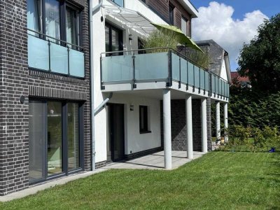 Moderne und sofort Bezugsfreie Erdgeschosswohnung (105qm) in Wittmund mit Gartenbereich PKW Stellpla