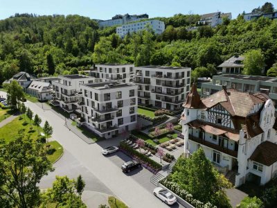 Penthouse mit Blick in den Kurpark