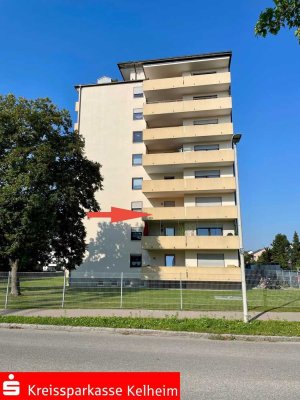 gepflegte 3-Zimmerwohnung im 2. OG mit Aufzug in Abensberg