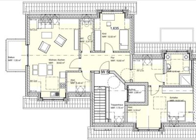 Hochwertiges & helles 3,5-Dachgs. mit 2 Home-Officeplätzen, Süd-Balkon, EBK, Klima, 600m S-Bahn HH!