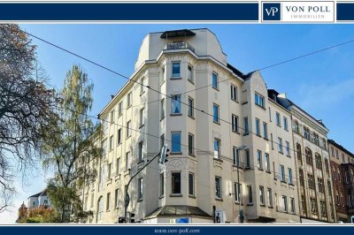 Vorderer-Westen Nähe Bebelplatz: Charmante 4 ZKB Altbau-ETW mit Balkon