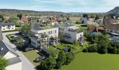 ECKWOHNUNG mit großem Balkon in Grünruhelage mit herrlicher unverbauter Aussicht! Zentrale Lage! Nur 20 km südlich von Graz!