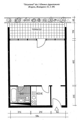 1,5 Zimmerwohnung (Bregenz, sehr gute Lage)