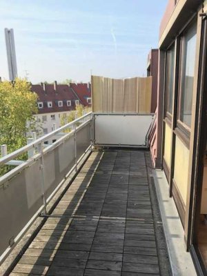 Großzügige 1-Zimmer-Wohnung mit großem Balkon