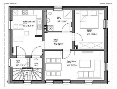 5-Zimmer-Maisonette-Wohnung mit Terrasse in ruhiger zentraler Lage