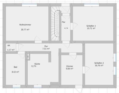 Erstbezug nach Sanierung mit Balkon: Schöne 3-Zimmer-Erdgeschosswohnung mit geh. Innenausstattung