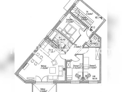 Tauschwohnung: 4-Raum | 98qm | Fußbodenheizung | 1.260€ warm