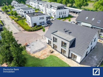 Moderne Doppelhaushälfte in der beliebten Klimaschutzsiedlung „In den Emswiesen“ in Rietberg-City!