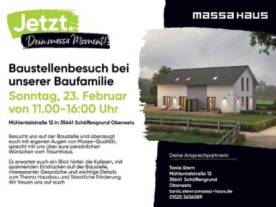 Baustellenbesichtigung  So. 23. Februar  11-16 Uhr  -35641 Schöffengrund Oberwetz Mühlentalstr. 12