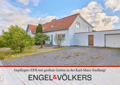 Gepflegtes EFH mit großem Garten in der Karl-Marx-Siedlung!