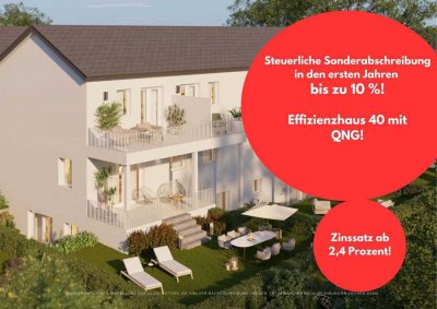 Traumhafte Neubau 2-Zimmerwohnung mit Garten in Laupheim!