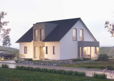 Neues Baugebiet! Effizientes Einfamilienhaus auf schönem 435 m² Grundstück
