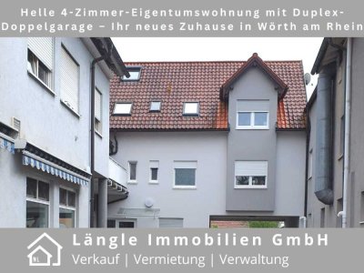 Helle 4-Zimmer-Eigentumswohnung mit Duplex-Doppelgarage – Ihr neues Zuhause in Wörth am Rhein