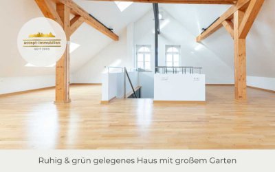 ** Exklusives und ruhig gelegenes Reihenendhaus mit Terrasse, Garten, Wintergarten **