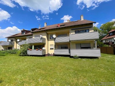 Gemütliche 1-Zimmer-Wohnung 
mit Balkon, Stellplatz 
und Einbauküche