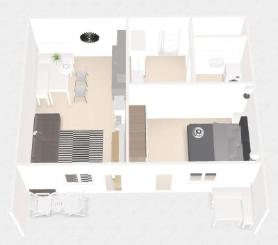 Schöne, helle 2-Zimmerwohnung mit großem Balkon und Parkplatz im Zentrum Leutasch /Weidach