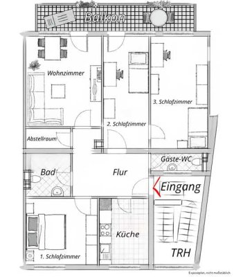 *ERSTBEZUG* 
Kernsanierte 4-Zimmer-Wohnung mit Balkon, Garage und Stellplatz in LU-Friesenheim