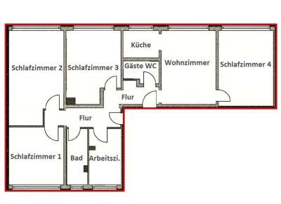 *Ab Mitte November verfügbar* Sanierte 6-Raumwohnung + Wannenbad + Gäste WC + EBK als Option!