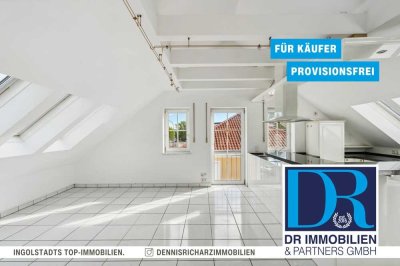 Helle 4-Zi-Whg über das gesamte DG! Mit Südbalkon und Einzelgarage