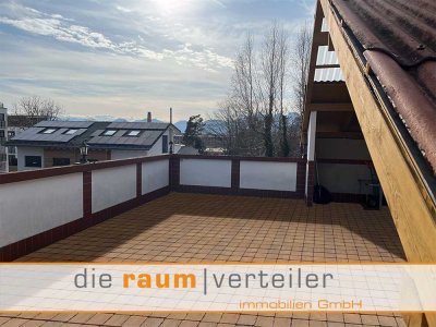 Reserviert: Charmante Dachgeschosswohnung mit traumhafter Dachterrasse in Kolbermoor