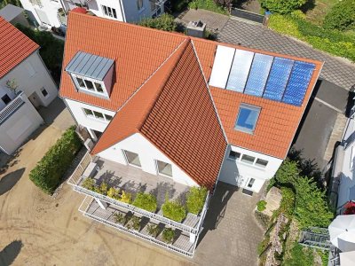 Sonnenverwöhnte Dachgeschosswohnungen in energetisch top modernem Haus