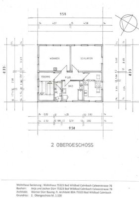 Modernisierte Wohnung mit zwei Zimmern in Bad Wildbad