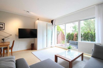 Elegantes City-Living: 1-Zimmer-Wohnung mit Terrasse und Tiefgaragenstellplatz in FFM Bockenheim