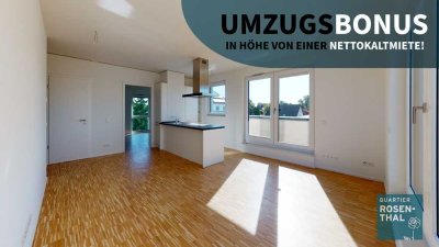 Der erste Monat MIETFREI: Moderne 3 Zimmer Wohnung mit Balkon im Grünen!