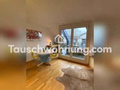 Tauschwohnung: Helle Maisonette-Wohnung in unmittelbarer Nähe zum Stadtwald