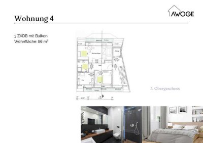 Vermietung Neubau Erstbezug 3 ZKDB in Herzogenrath Straß ab 01.12.2024 / WE04