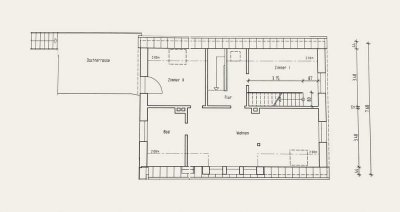 Attraktive Maisonette-Wohnung mit gehobener Innenausstattung mit Dachbalkon in Herford