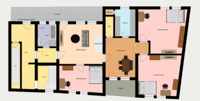 Erstbezug nach Sanierung: 5-Zimmer-Wohnung mit Kachelofen, Balkon und Loggia im Herzen von Mainhardt