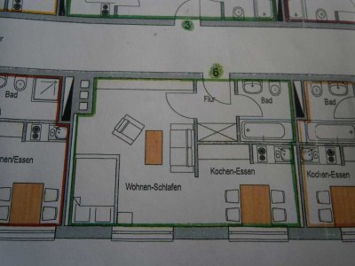 Gepflegte 1-Zimmer-Hochparterre-Wohnung in Bad Reichenhall