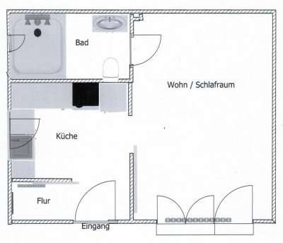 Erstbezug, Singlewohnung !