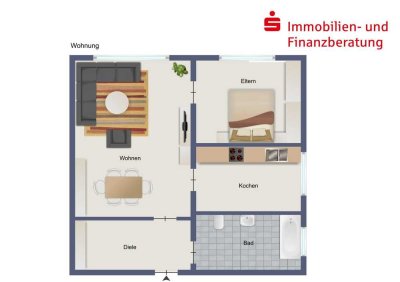 Renovierte ETW Nonnweiler-Braunshausen