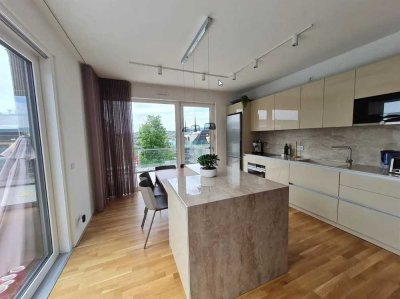 Luxuriöse 4-Zimmer Traumwohnung mit zwei Terrassen im neuen „Viktoria-Viertel“ von Wiesbaden